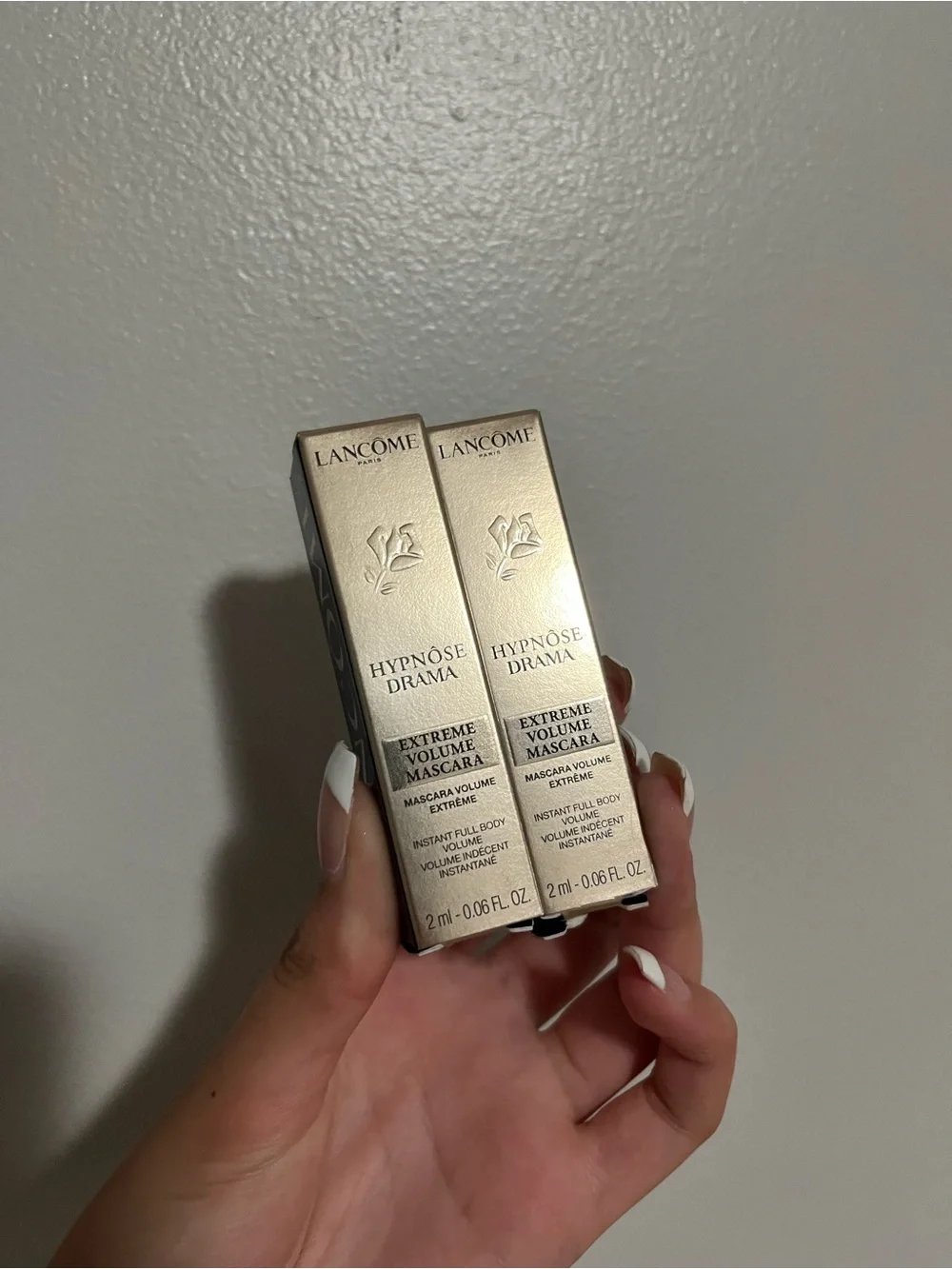 Lancôme Hypnose Drama Extreme Volume Mini Mascara in black 2x